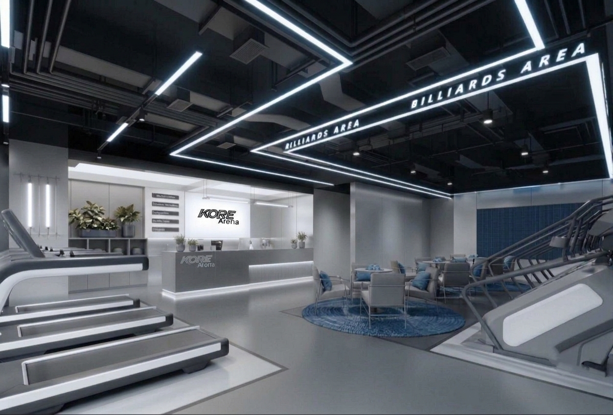 G/F Cardio Zone & Fuel Bar